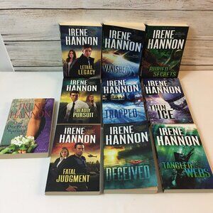 Irene Hannon Lot of 10 Paperback Books Private Justice, Men of Valor, Guardians,